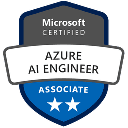 Microsoft AI-102 official badge